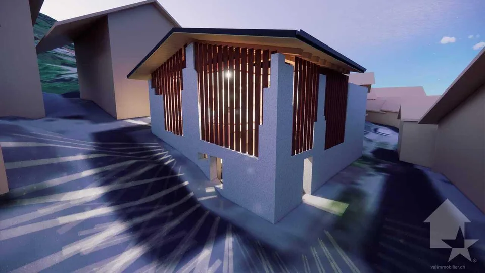 Grange à rénover avec projet de construction