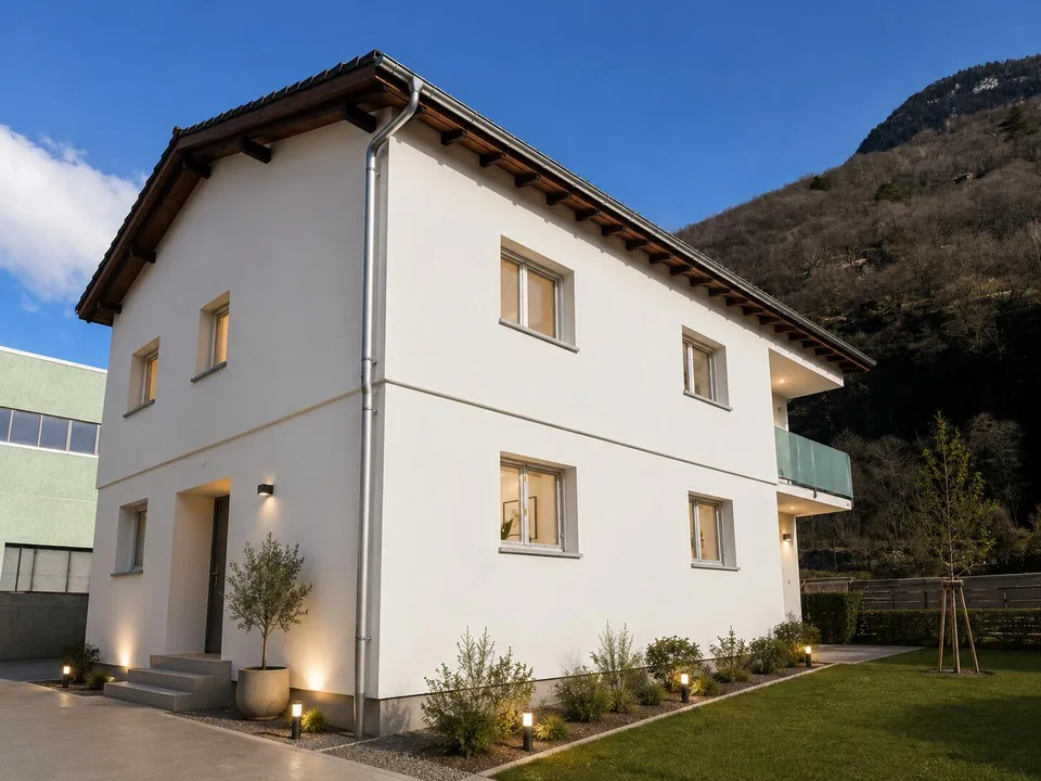 VILLA BIFAMILIARE DI NUOVA COSTRUZIONE CON DUE APPARTAMENTI