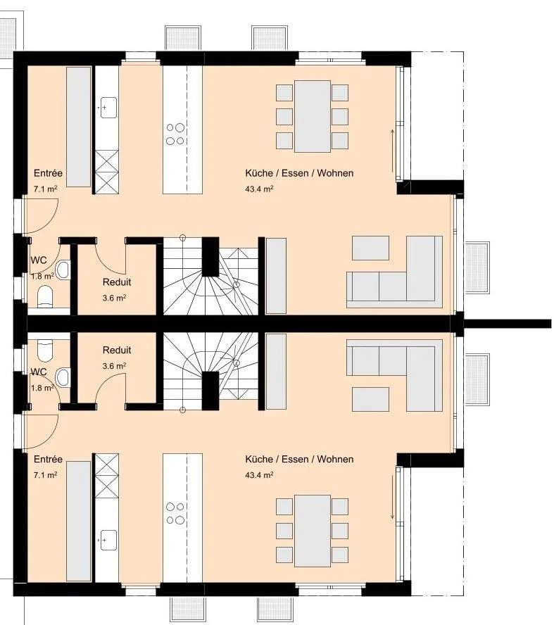 5.5-Zimmer Einfamilienhäuser an zentraler, ruhiger Lage (Neubau)