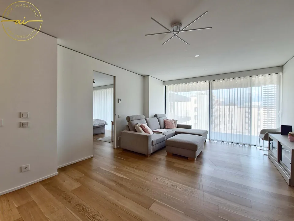 ELEGANTE APPARTAMENTO 3.5 LOCALI CON TERRAZZA E VISTA LAGO
