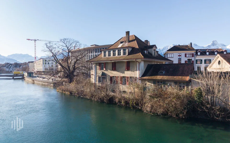 ImmoWyss -  Ehemalige Direktorenvilla «Zur Schützenlinde» an der Aare