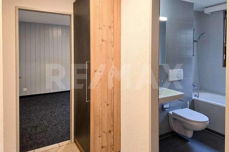 2.5-Zimmerwohnung mit grosser Terrasse und Matterhornsicht in Zermatt – Foto 9 von 13