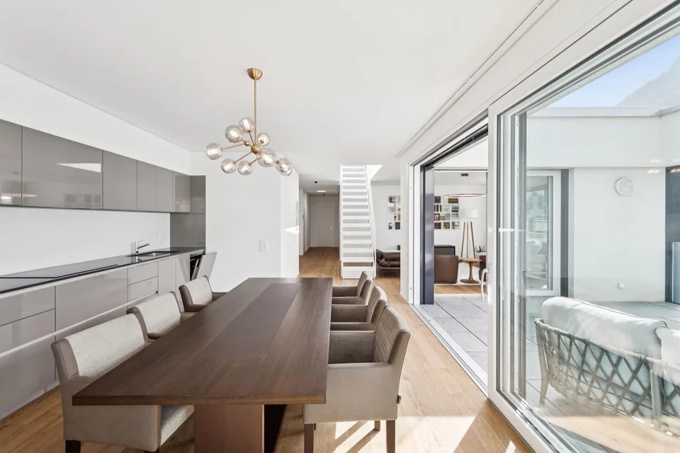Nel cuore di Paradiso attico di 3.5 locali con terrazzo e roof garden