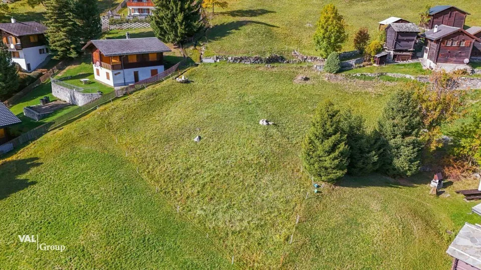 Bauland in Blatten bei Naters - ruhige Lage im Weiler Rischinen mit...