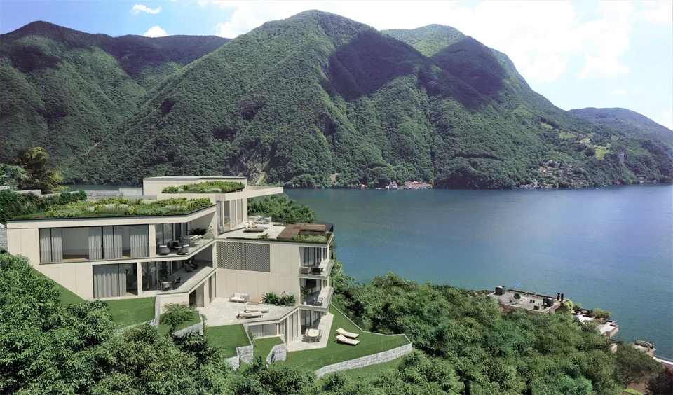APPARTAMENTO DI ALTO STANDING CON GIARDINO E MAGNIFICA VISTA SUL LAGO