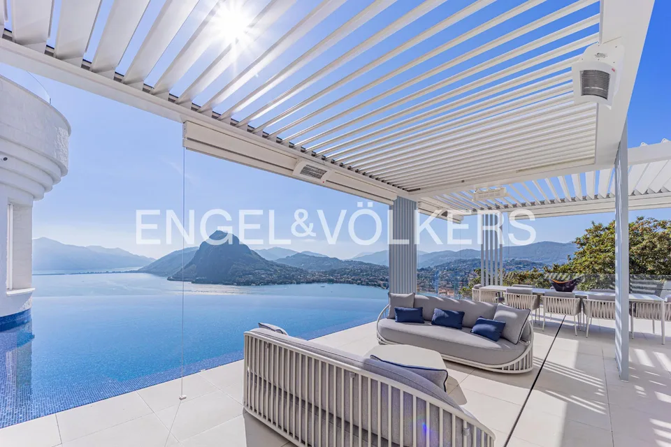 Exklusive Residenz mit Panoramablick auf den Luganersee