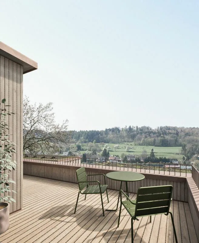 Wohnen mit Weitsicht - oberstes Haus, jedoch mit Lift erreichbar
