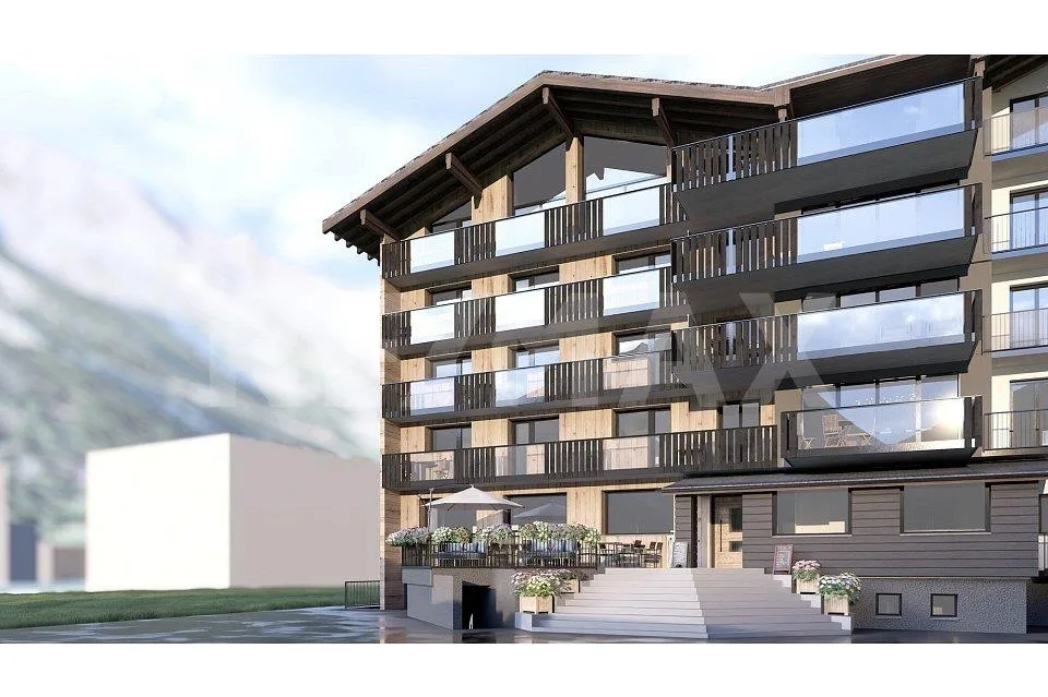 Nuovo edificio di lusso proprio accanto agli impianti di risalita a Saas-Grund