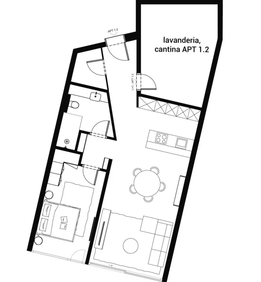 Moderno Appartamento con Ampia Terrazza e Giardino – Foto 10 von 12