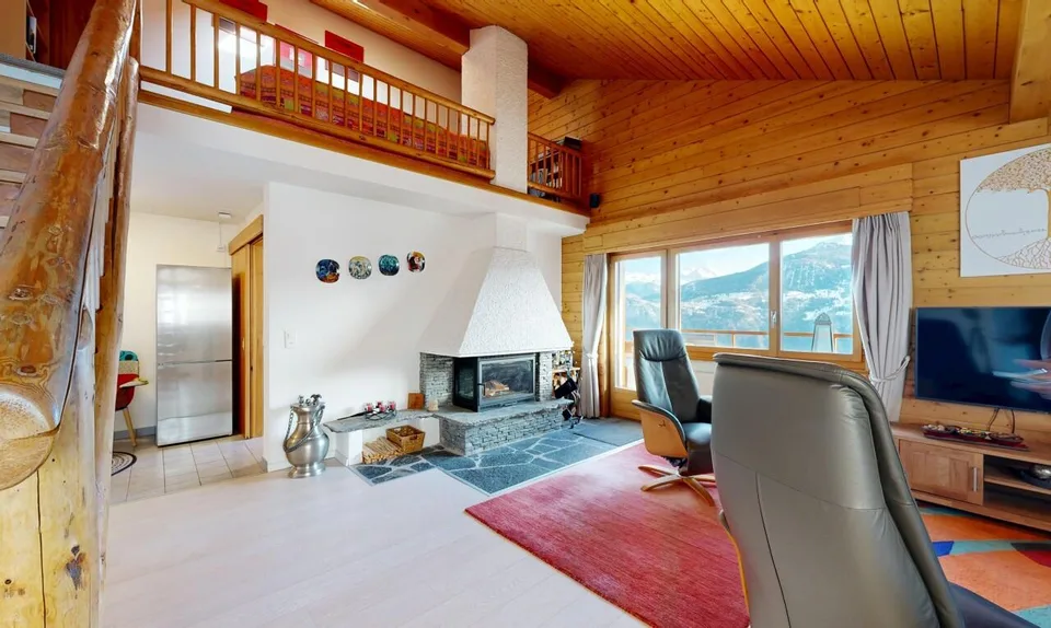 Bel appartement vendu meublé au dernier étage avec mezzanine