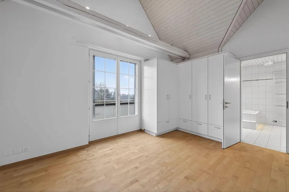 Appartement en duplex mansardé dans un endroit calme et rural