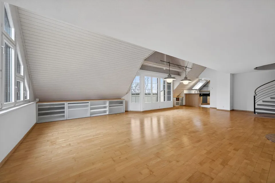 Appartement en duplex mansardé dans un endroit calme et rural