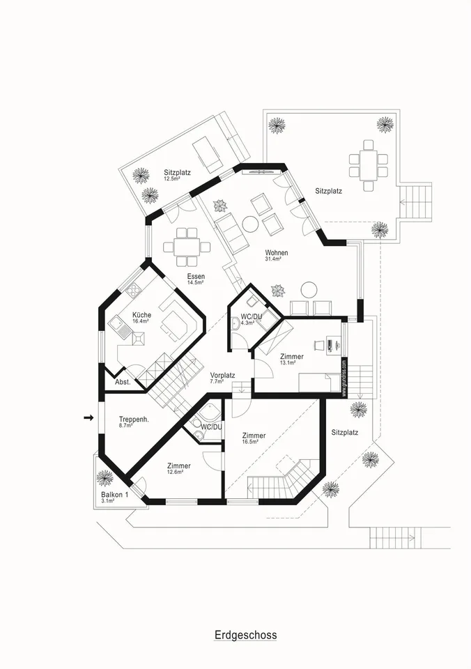 Liegenschaft mit Einliegerwohnung – Foto 9 von 10
