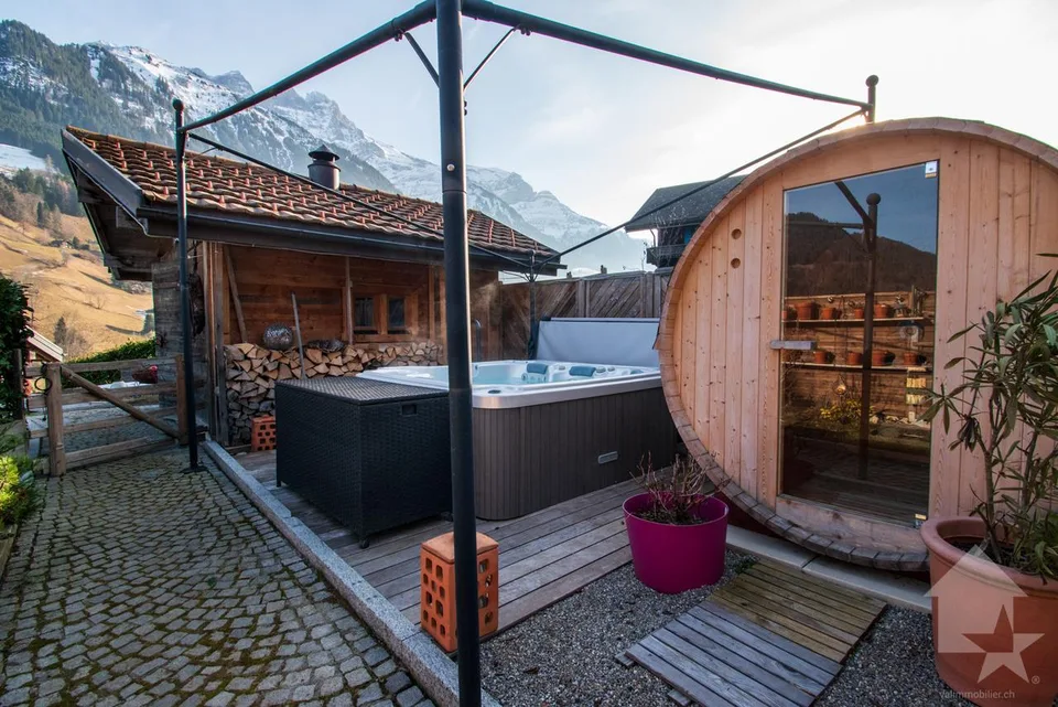 Val-d'Illiez, magnifique chalet de 3 logements – foto 10 di 13