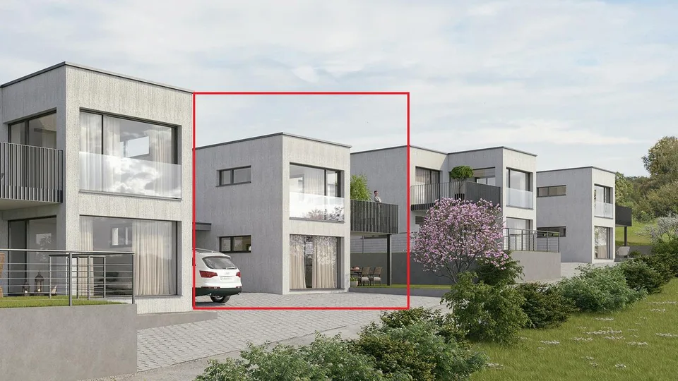 Neubauprojekt Oberdorfgasse mit vier Einfamilienhäusern (Haus B)