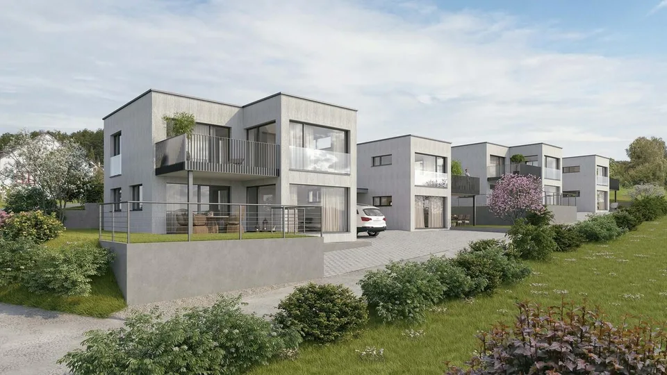 Neubauprojekt Oberdorfgasse mit vier Einfamilienhäusern (Haus B)