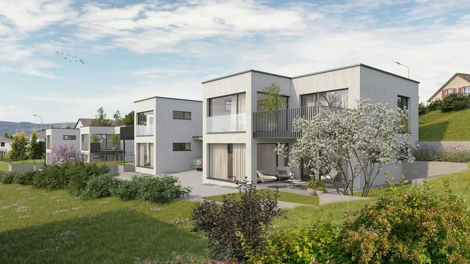 Neubauprojekt Oberdorfgasse mit vier Einfamilienhäusern (Haus B)