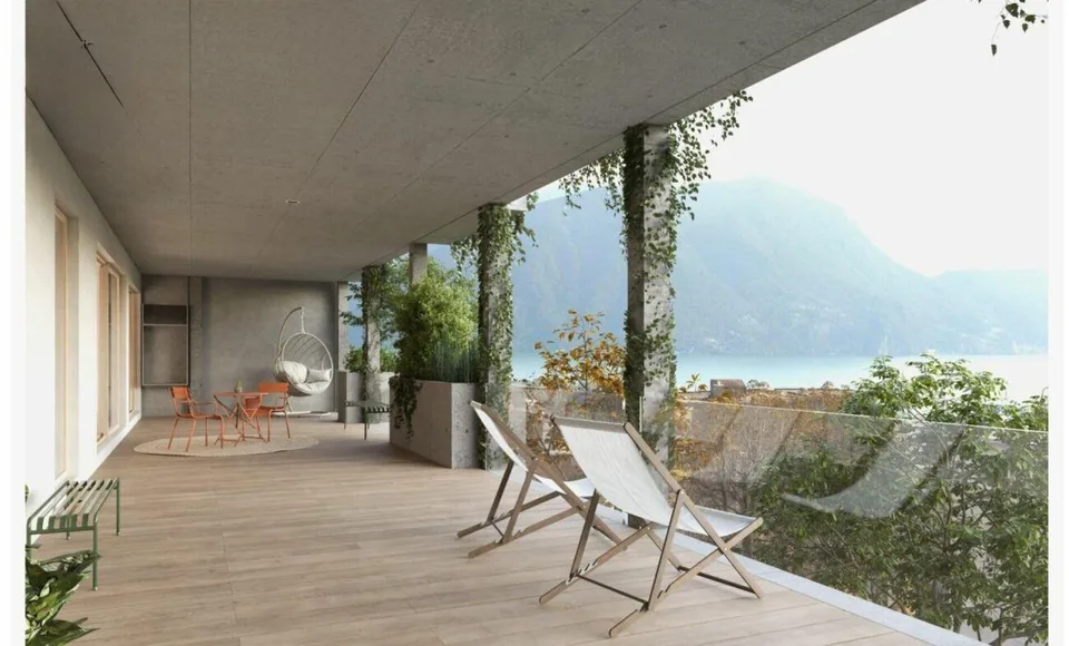 MASSAGNO · DESIGN MODERNO E GRANDE GIARDINO PRIVATO · VIVERE LUGANO...