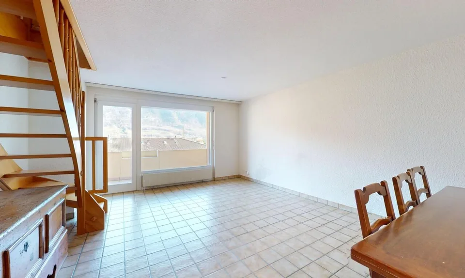 Incantevole duplex familiare attico con vista libera sulle montagne