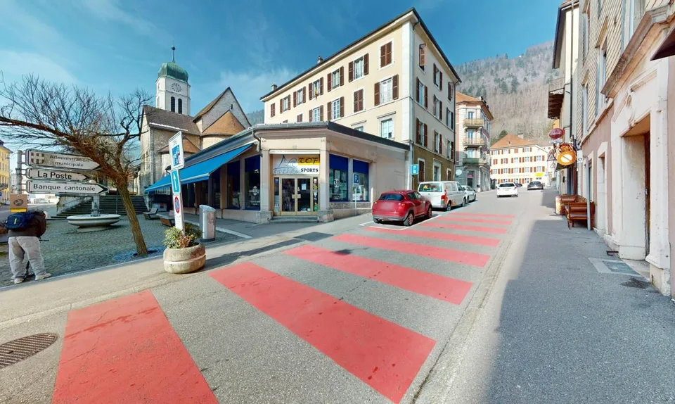 Immeuble mixte de rendement au cœur de Saint-Imier – forte rentabilité