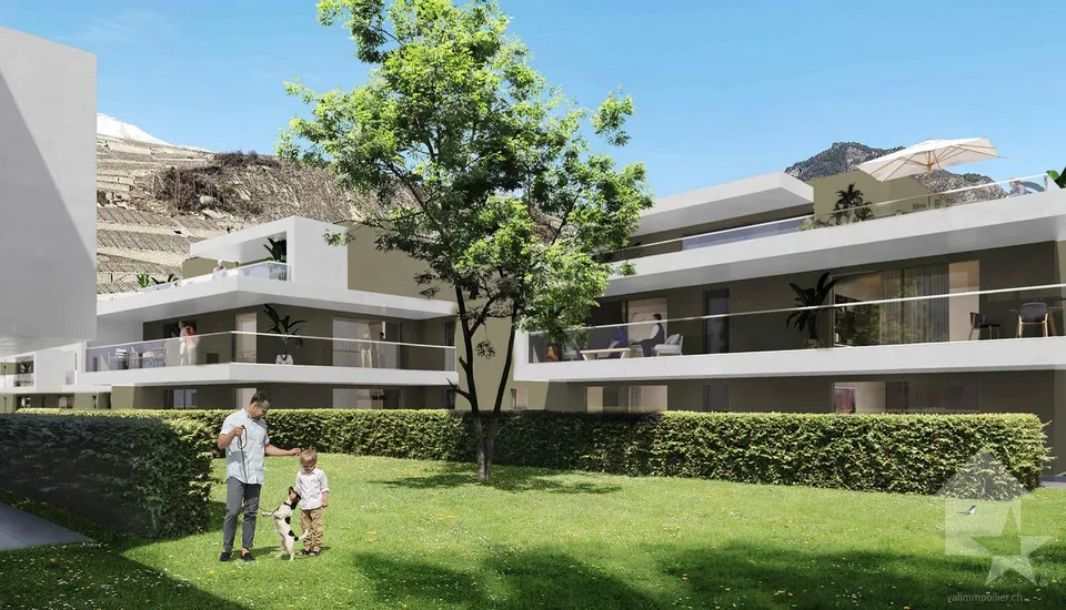 Bel attique de 4.5 pièces de 150 m2 avec terrasse