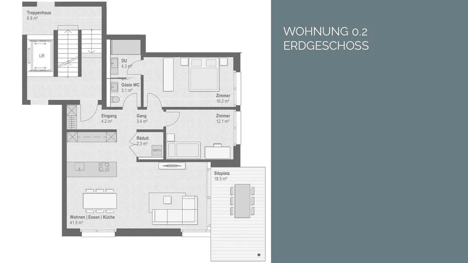 4.5 Zimmer Wohnung in Willisau – Foto 12 von 15