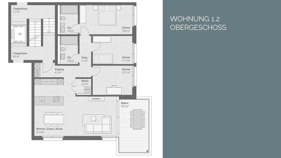 4.5 Zimmer Wohnung in Willisau – Foto 14 von 15