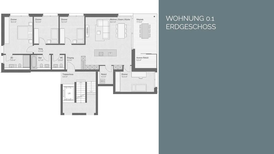 4.5 Zimmer Wohnung in Willisau – Foto 11 von 15