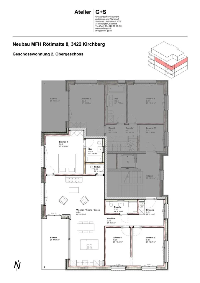 Neubau Kirchberg: 4.5 Zimmer, Lift, Erdsonde und PV-Anlage – photo 7 of 14