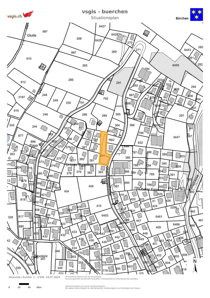 Parkplatz an zentraler Lage in Bürchen (Ferienhauszone) – Foto 7 von 7