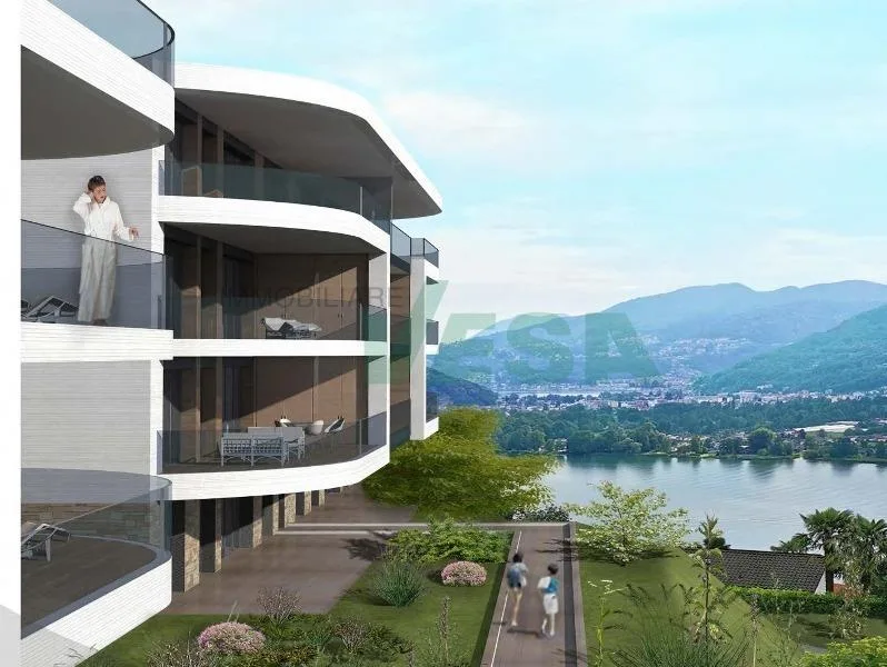 Nuovo lussuoso appartamento 2,5 locali con bella terrazza e giardino
