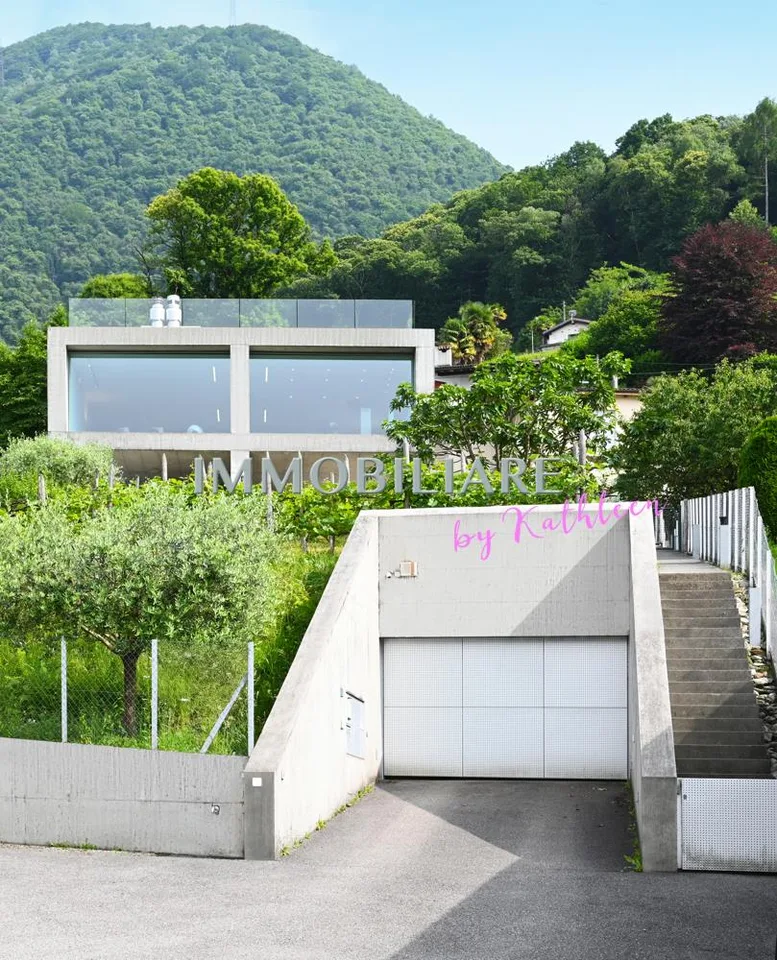 Villa mit Sichtbeton, Panoramaseeblick und nachhaltiger Ausstattung – Foto 14 von 16