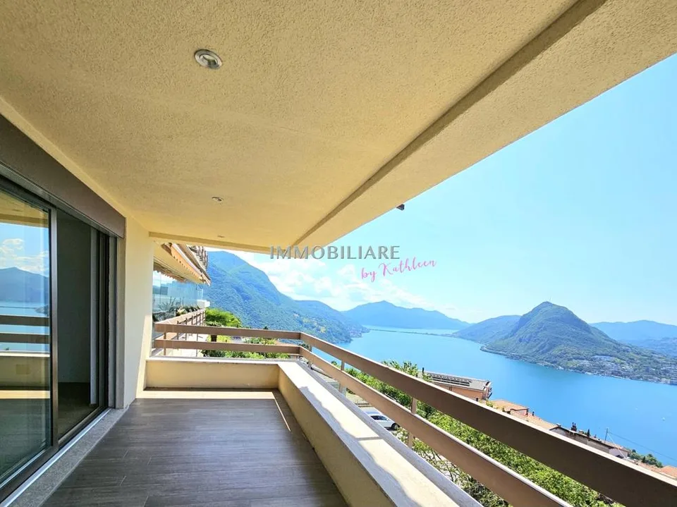 Luxuriöse Ferienwohnung mit Panorama-Seeblick über Lugano – Foto 15 von 29