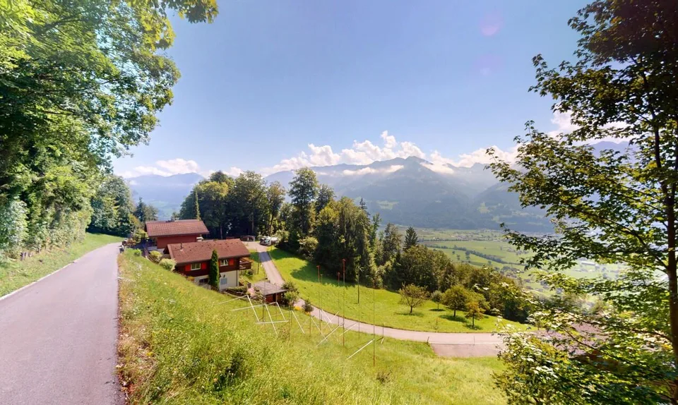 Wohnen im Grünen mit Bergpanorama