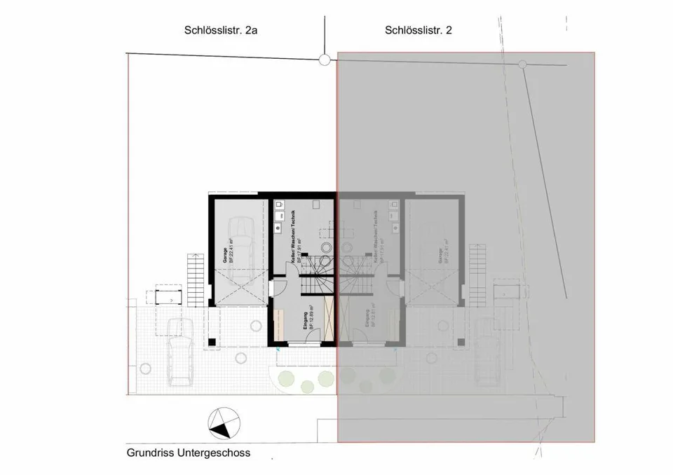 Neubauprojekt - Doppel-Einfamilienhaus an zentraler Lage mit Ausbau... – foto 10 di 12