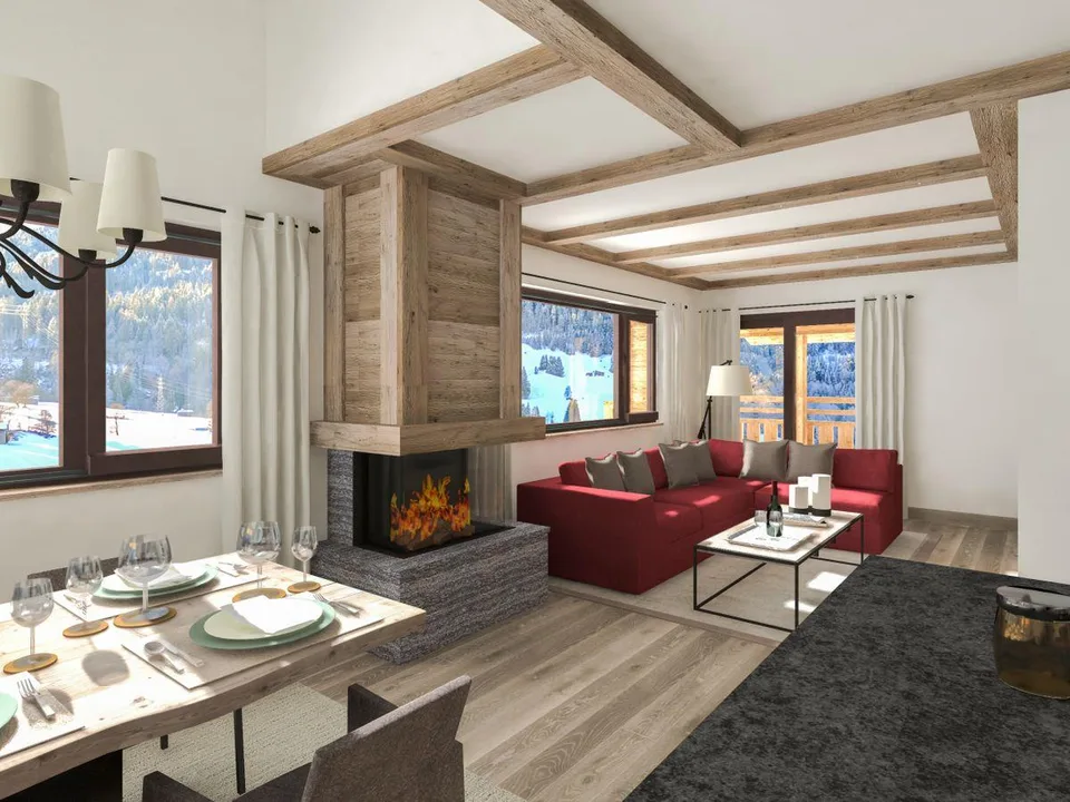 5.5 Zimmerwohnung Maisonette im Dachgeschoss im Haus Madrisa Alpenb...