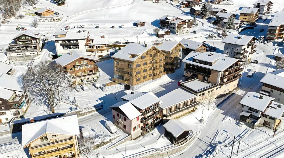 3.5 Zimmerwohnung im Erdgeschoss im Haus Madrisa Alpenblick
