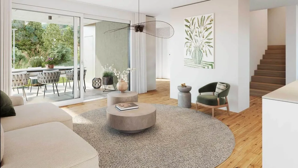 Baubewilligtes Projekt Gemsacker: 4.5-Zimmer-Doppeleinfamilienhaus D1