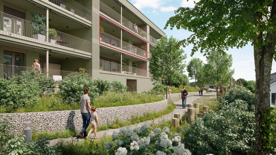 Baubewilligtes Projekt Gemsacker: 3.5-Zimmer-Wohnung A1-12