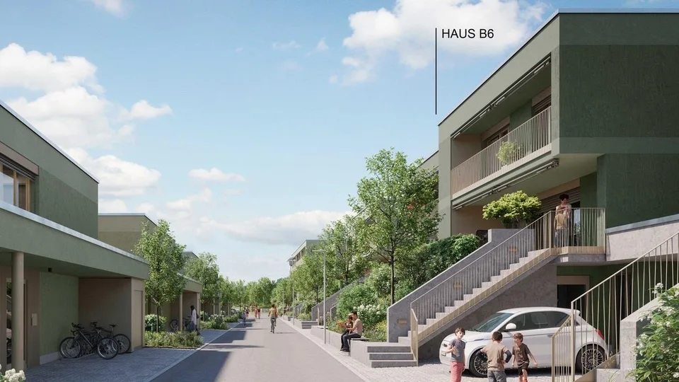 Baubewilligtes Projekt Gemsacker: 5.5-Zimmer-Doppelhaus B6