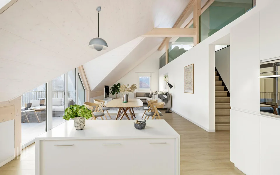 ImmoWyss -  Premium Neubau-Dachwohnung mit edler, feiner Gestaltung