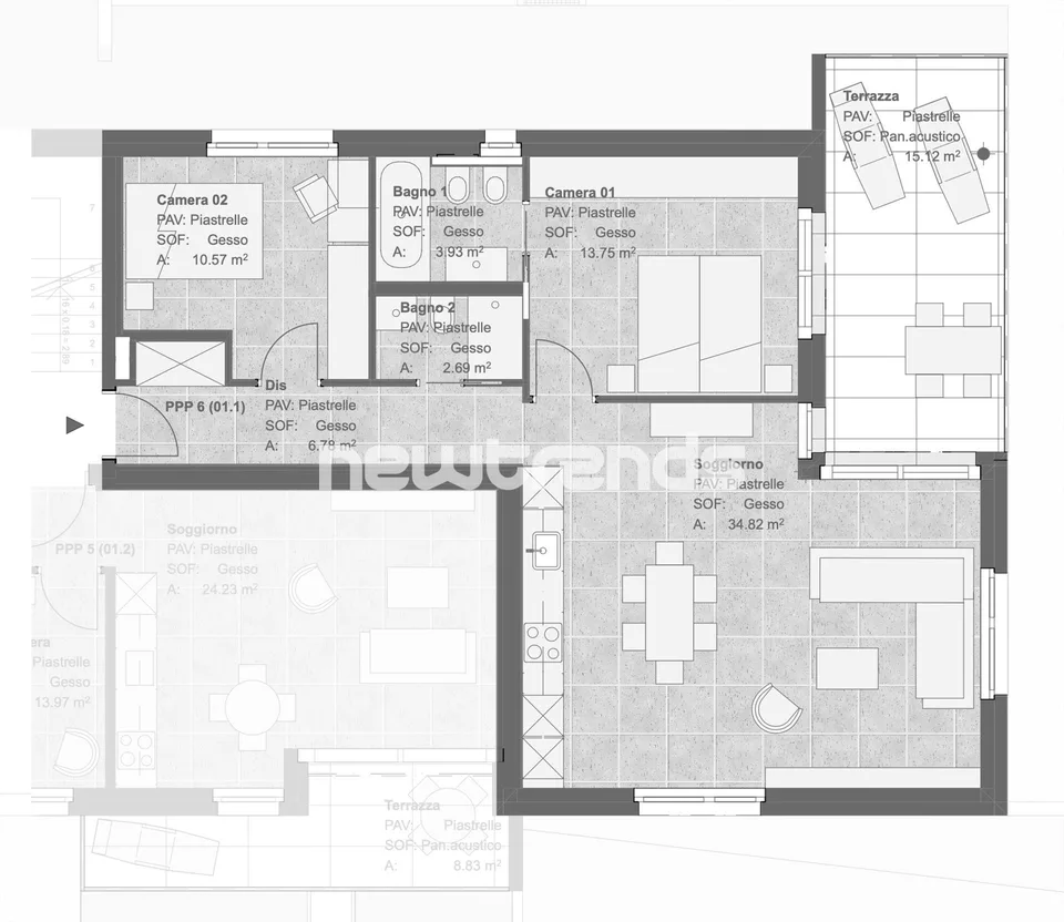 Tesserete: nuovi 3,5 locali in contesto esclusivo di 8 unità – photo 12 sur 16