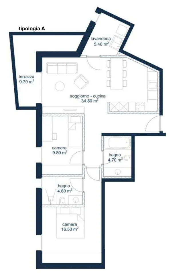 Incantevole appartamento di 3.5 con giardino di nuova costruzione a Bi