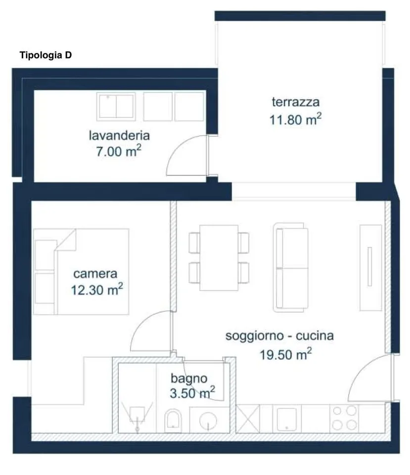 Bellissimo appartamento in vendita di 2.5 nuova costruzione a Biasca – foto 6 di 6