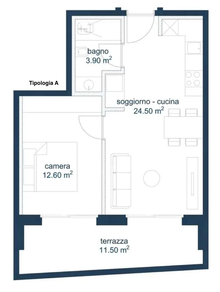 Bellissimo appartamento in vendita di 2.5 nuova costruzione a Biasca
