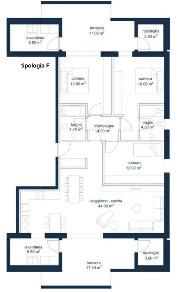 Nuovo appartamento in vendita di 4.5 locali a Biasca – foto 8 di 9