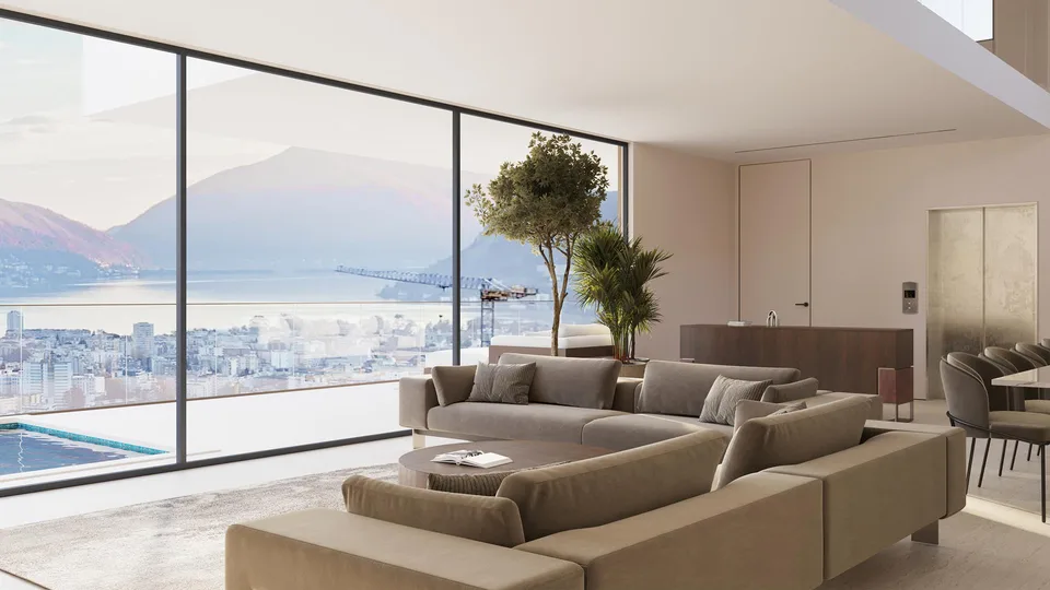 LUXURY LAKE VIEW VILLA IN LUGANO - CANOBBIO
