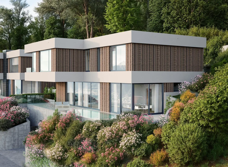 LUXURY LAKE VIEW VILLA IN LUGANO - CANOBBIO