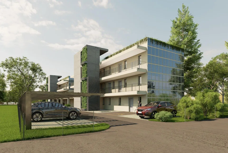 APPARTAMENTO 3.5 LOCALI CON GIARDINO DI NUOVA COSTRUZIONE