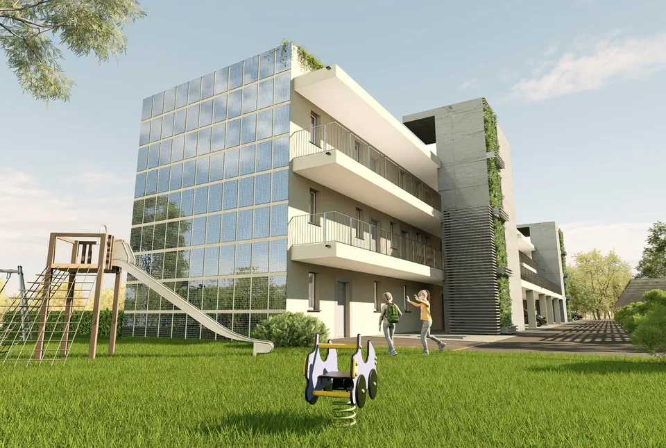 APPARTAMENTO 3.5 LOCALI CON GIARDINO DI NUOVA COSTRUZIONE